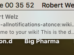 An email notification