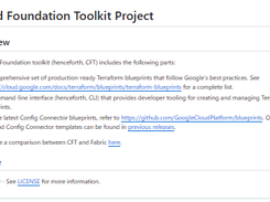 Cloud Foundation Toolkit Project Screenshot 1