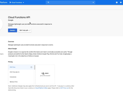 Google Cloud Functions Screenshot 1