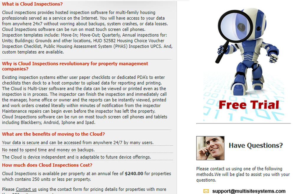 Cloud Inspections Screenshot 1