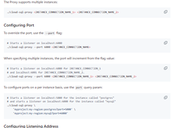 Cloud SQL Auth Proxy Screenshot 1