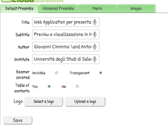 Default preamble