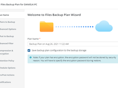 File backup wizard