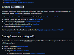 Cloudflare Tunnel Client Screenshot 1