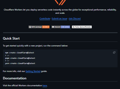 Cloudflare Workers SDK Screenshot 1