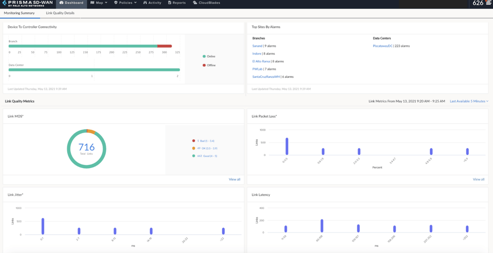 CloudGenix SD-WAN Screenshot 1