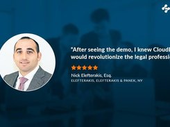 Testimonial by Nick Elefterakis