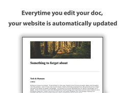 Cloudpad: Edit your website automatically by editing the doc.