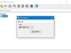New group dialog