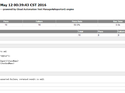 test result report 