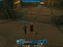 In game with the grid overlayed