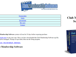 Club Membership Software Screenshot 1