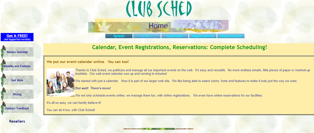 Club Sched Screenshot 1