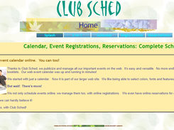 Club Sched Screenshot 1