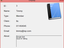 Display member Details