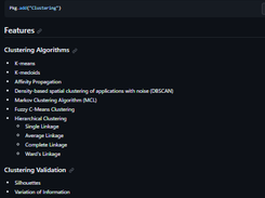 Clustering.jl Screenshot 1