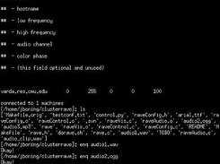 The python control console.