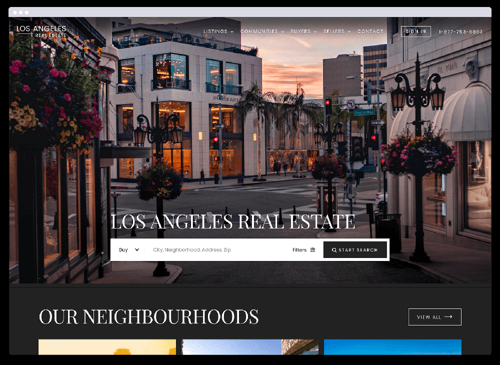 Real Estate Webmasters Screenshot 1