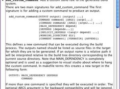 Integrated Documentation from CMake