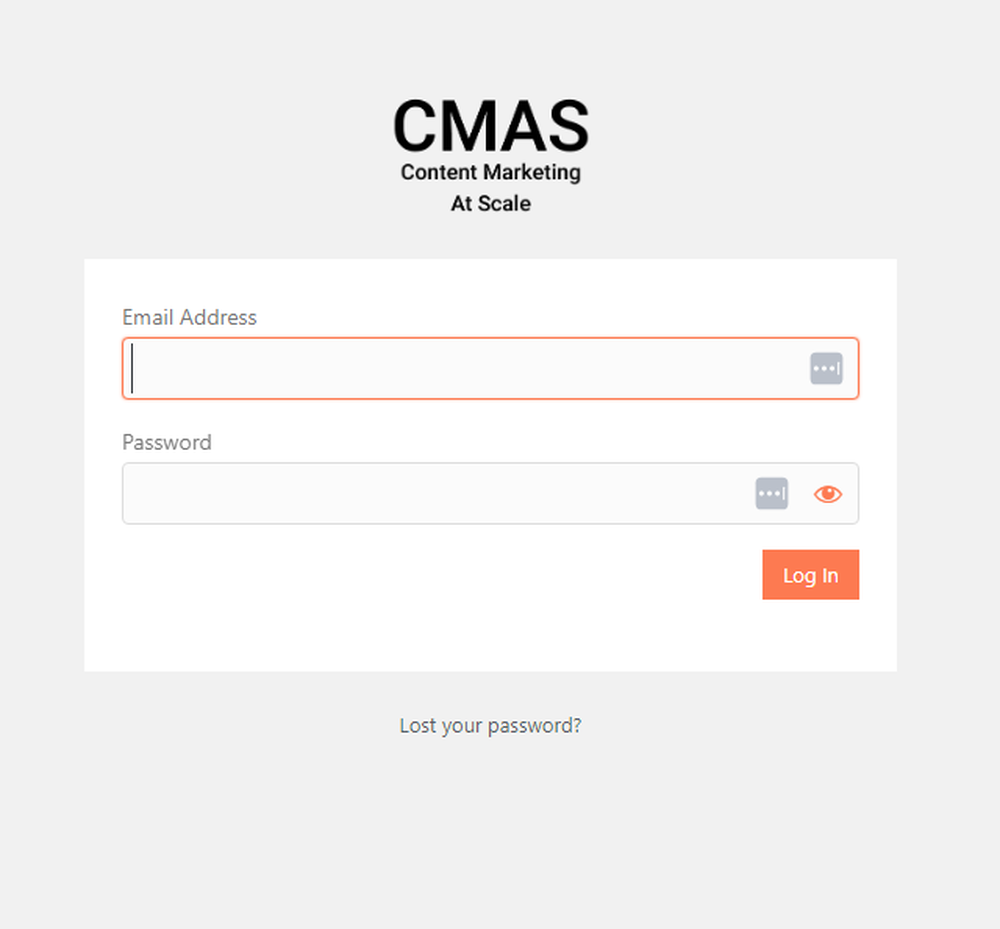 Content Marketing At Scale (CMAS) Screenshot 1