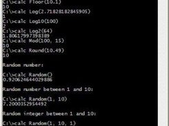 Picture of Command Line Calculator in action