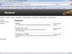 Backend Papierkorb