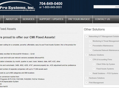 CMI Fixed Assets Screenshot 1