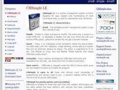 CMSimple Classic & LXH Screenshot 1