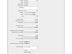 Schermata di inserimento nuovo prodotto in anagrafica