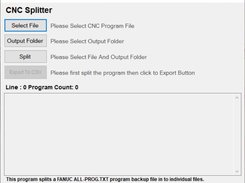 CNC Splitter Screenshot 1