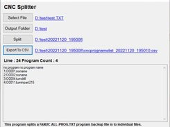 CNC Splitter Screenshot 2