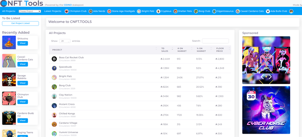 CNFT.Tools Screenshot 1