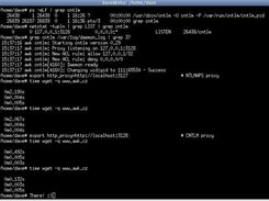 Speed comparison, CNTLM vs. NTLMAPS. Behold conn. reuse! :)