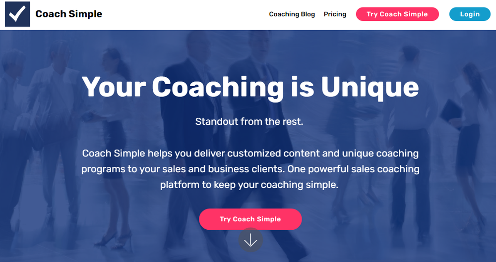 Coach Simple Screenshot 1