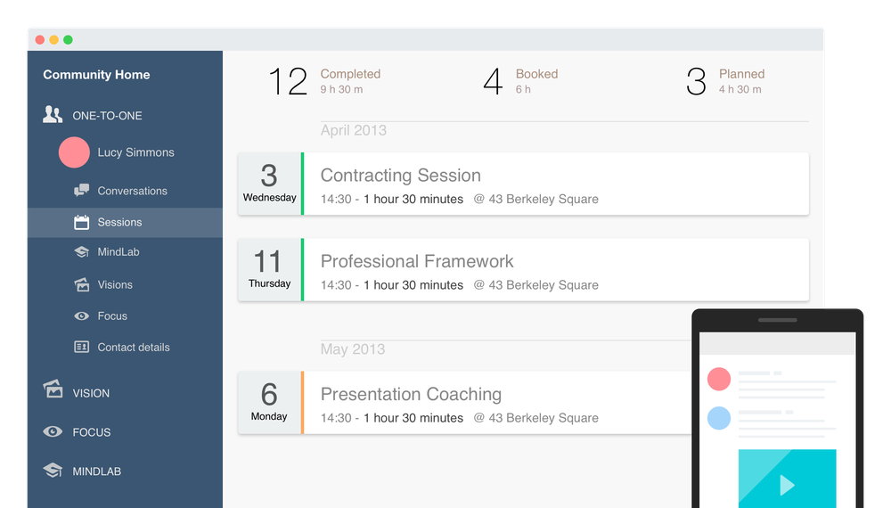 CoachingCloud Screenshot 1