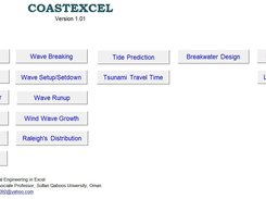 COASTEXCEL Main Screen