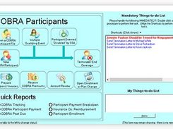 COBRA Administration Manager Screenshot 1