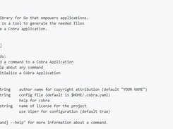 example - help command