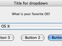 Dropdown menu