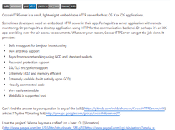 CocoaHTTPServer Screenshot 1