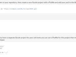 CocoaPods Screenshot 1