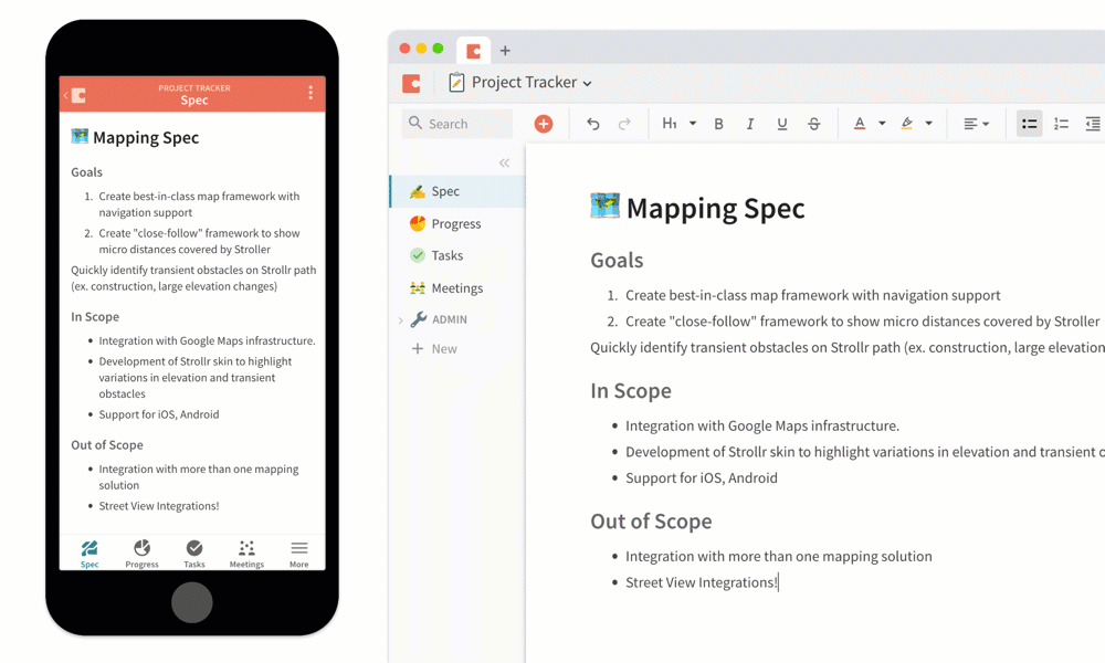 Build a doc as powerful as an app