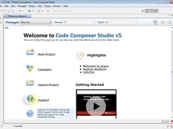 Code Composer Studio Screenshot 1