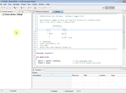 Code Composer Studio Screenshot 1