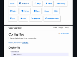 Code Cookbook Screenshot 1
