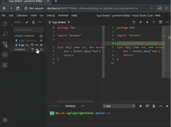 code-server sample