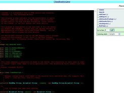 Sample output, with a different CSS sheet