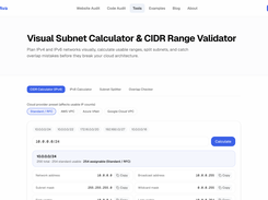 Visual Subnet Calculator & CIDR Range Validator
