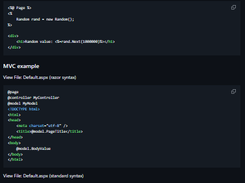 CodeBehind Framework Screenshot 1