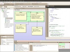 CodeDesigner in Linux (class diagram)